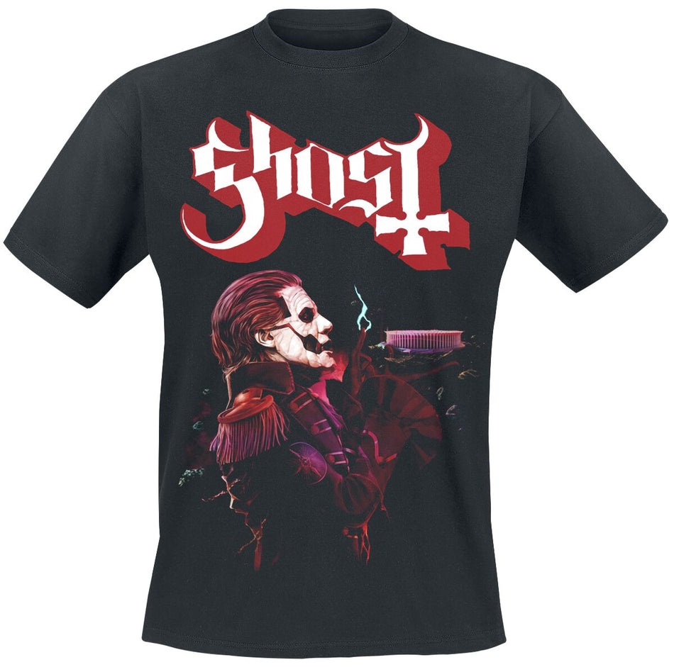 T-Shirt Manches courtes  de Ghost - Forum 23 - S à 4XL - pour Homme - noir - Ghost