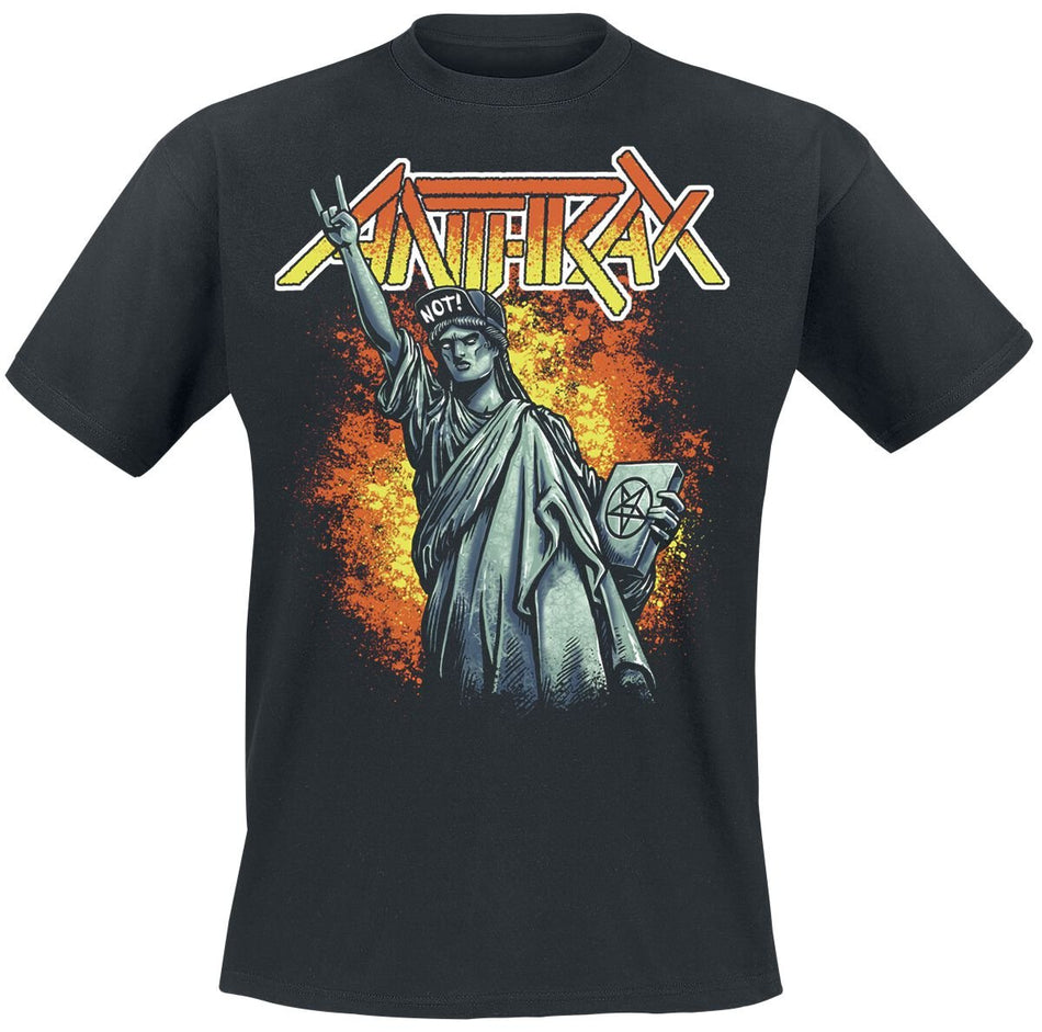 T-Shirt Manches courtes  de Anthrax - Not Statue - S à XXL - pour Homme - noir - Anthrax