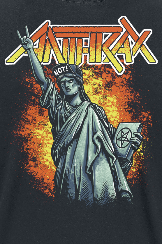 T-Shirt Manches courtes  de Anthrax - Not Statue - S à XXL - pour Homme - noir - Anthrax - View 2
