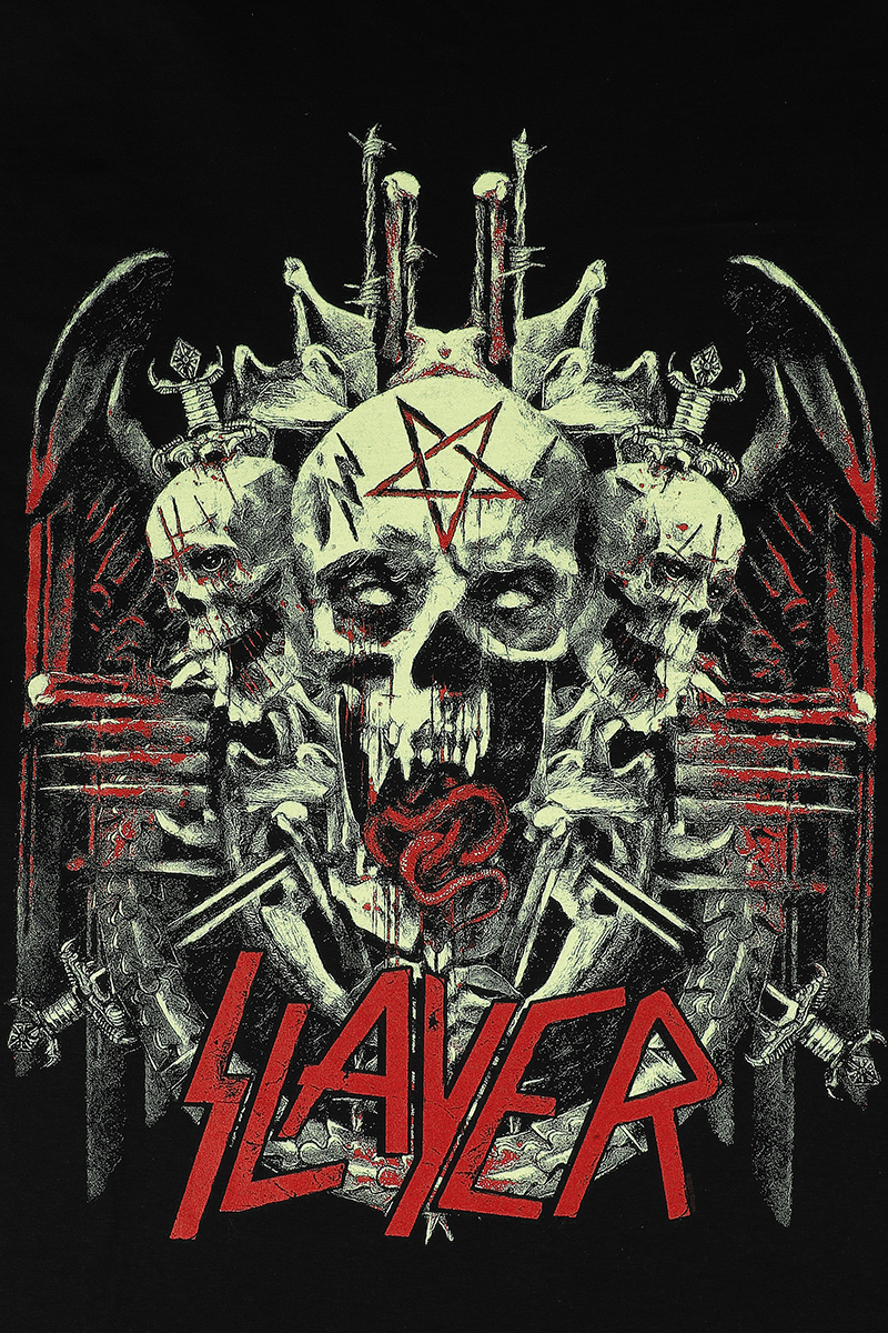 T-Shirt Manches courtes  de Slayer - Demonic Glow - S à M - pour Homme - noir - Slayer - View 2