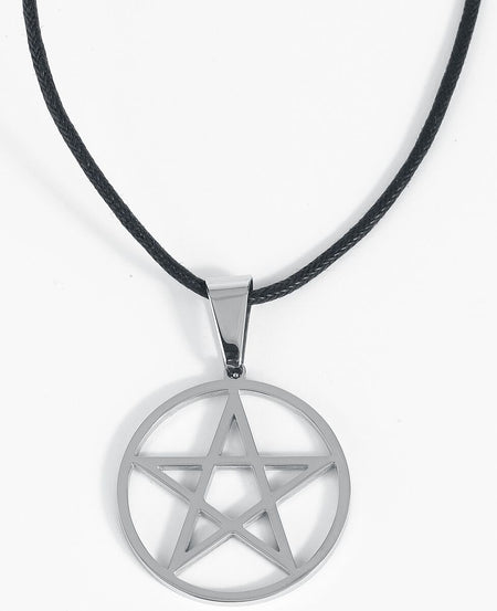Collier Gothic de etNox hard and heavy - Plain Pentagram - pour Unisexe - couleur argent - etNox hard and heavy