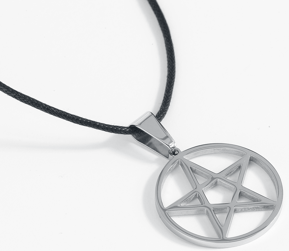 Collier Gothic de etNox hard and heavy - Plain Pentagram - pour Unisexe - couleur argent - etNox hard and heavy - View 2