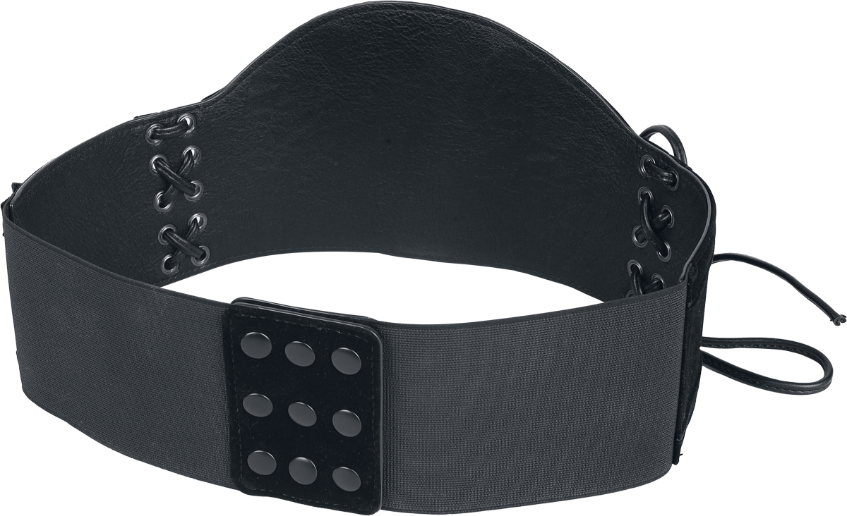 Ceinture Gothic de KIHILIST by KILLSTAR - Nocturnix Belt - pour Femme - noir - KIHILIST by KILLSTAR - View 2