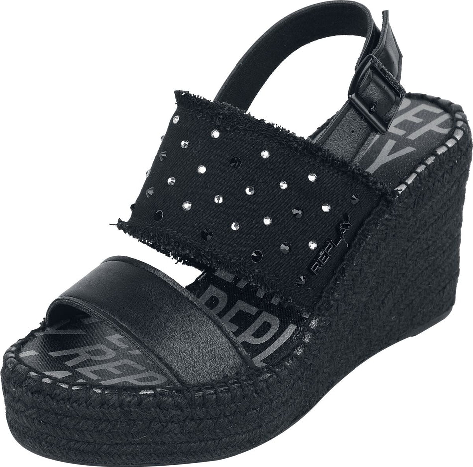 Tongs  de Replay Footwear - JESS DOUBLE JOY - EU36 à EU40 - pour Femme - noir - Replay Footwear