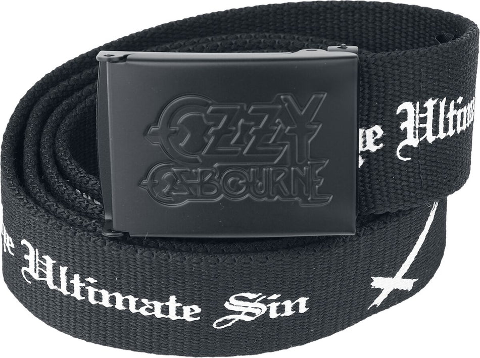 Ceinture  de Ozzy Osbourne - Logo - pour Unisexe - noir - Ozzy Osbourne