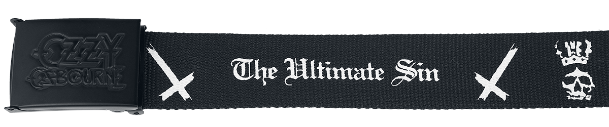 Ceinture  de Ozzy Osbourne - Logo - pour Unisexe - noir - Ozzy Osbourne - View 2