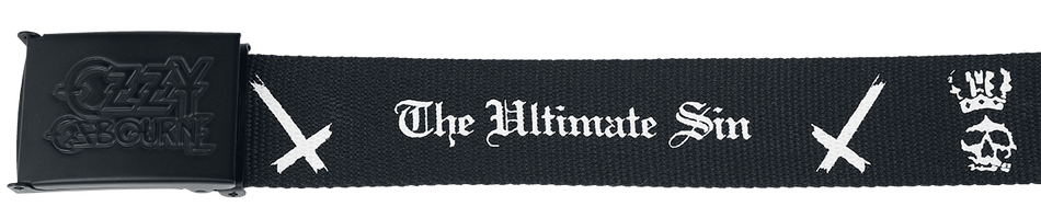 Ceinture  de Ozzy Osbourne - Logo - pour Unisexe - noir - Ozzy Osbourne - View 2