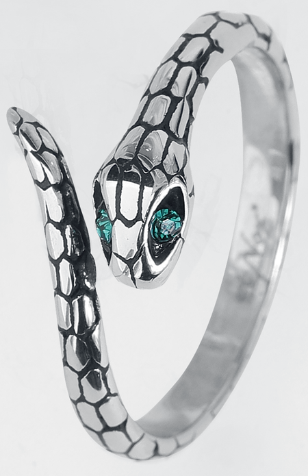 Bague Gothic de etNox - Schlange - pour Femme - couleur argent - etNox - View 2