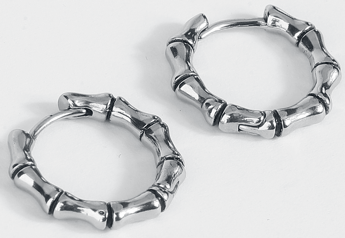 Boucles d'oreilles Gothic de etNox - Knochen - pour Unisexe - couleur argent - etNox - View 2