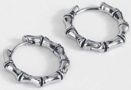 Boucles d'oreilles Gothic de etNox - Knochen - pour Unisexe - couleur argent - etNox - View 2