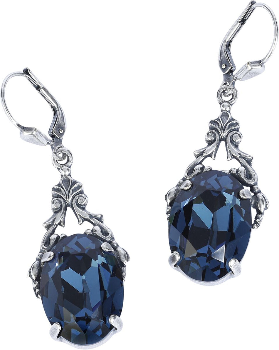 Boucles d'oreilles Gothic de Krikor - Himmel bei Nacht - pour Femme - couleur argent - Krikor