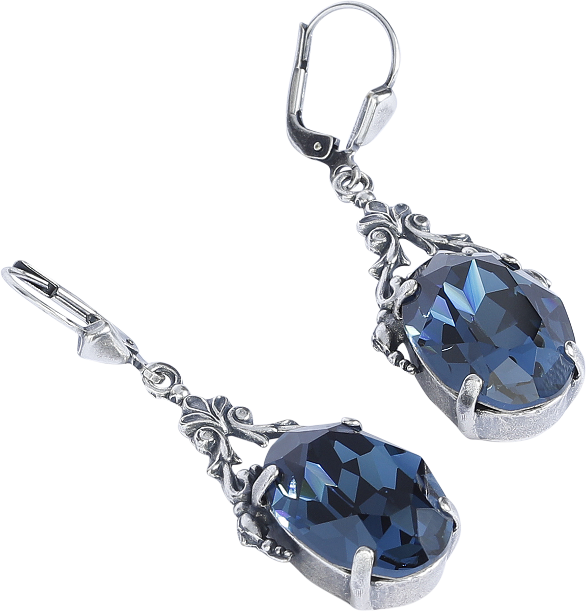 Boucles d'oreilles Gothic de Krikor - Himmel bei Nacht - pour Femme - couleur argent - Krikor - View 2