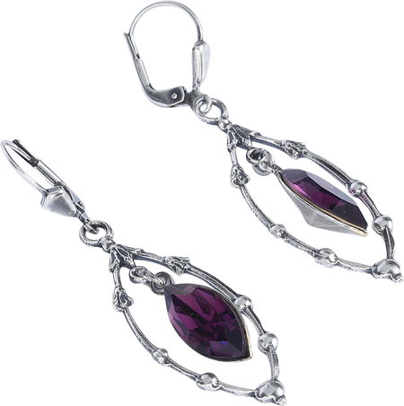 Boucles d'oreilles Gothic de Krikor - Deep Dream - pour Femme - couleur argent - Krikor - View 2