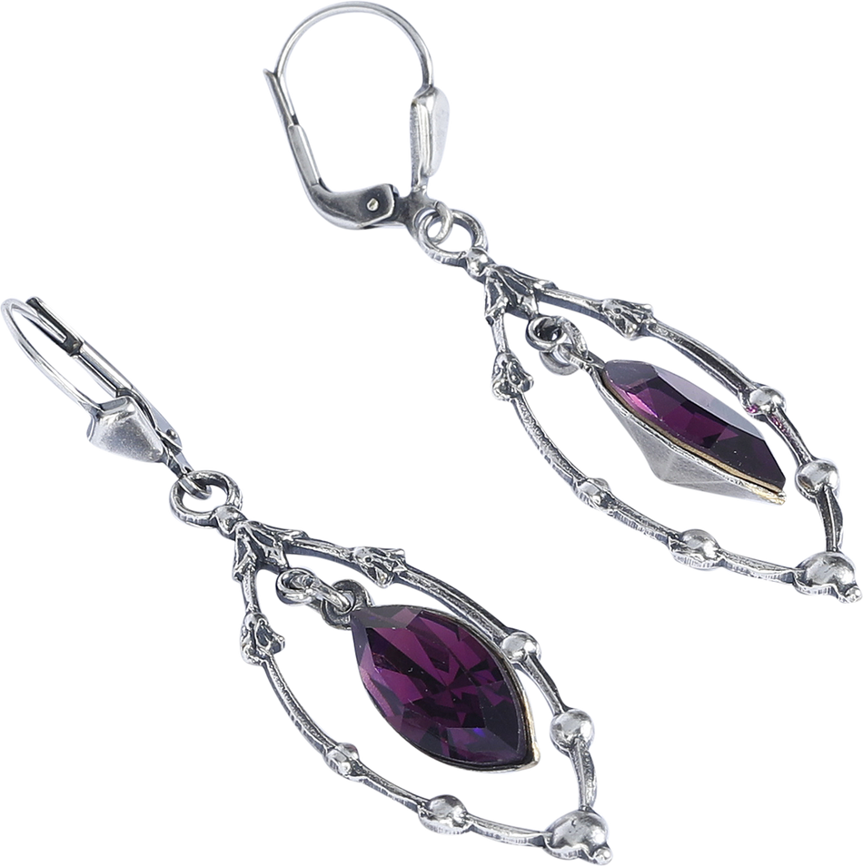 Boucles d'oreilles Gothic de Krikor - Deep Dream - pour Femme - couleur argent - Krikor - View 2