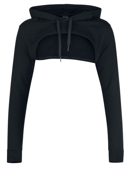 Sweat-shirt à capuche  de Outer Vision - Doris - Sweat à Capuche Court - S à XXL - pour Femme - noir - Outer Vision