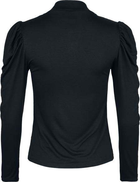 T-shirt manches longues  de Outer Vision - Top Lilith - S à XXL - pour Femme - noir - Outer Vision - View 2