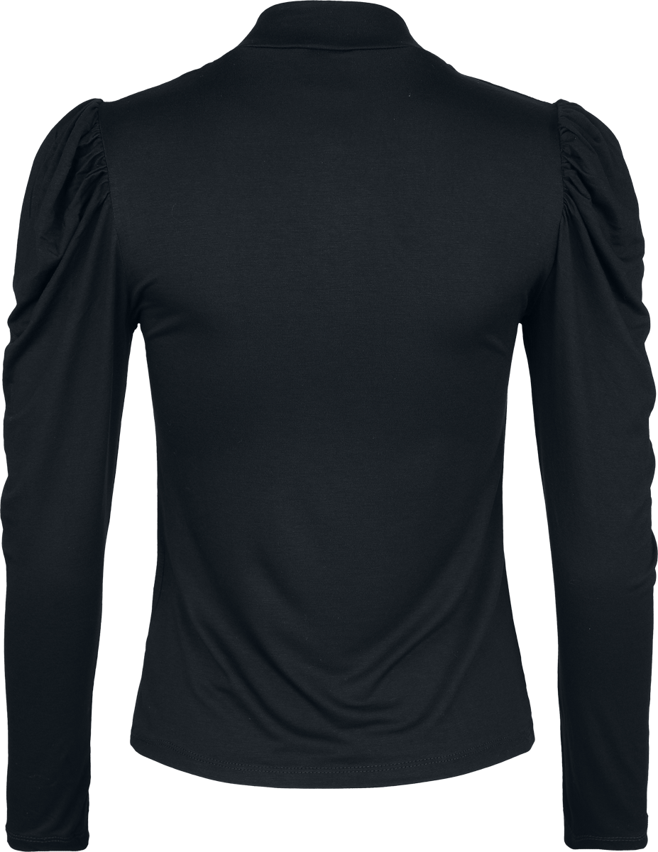 T-shirt manches longues  de Outer Vision - Top Lilith - S à XXL - pour Femme - noir - Outer Vision - View 2