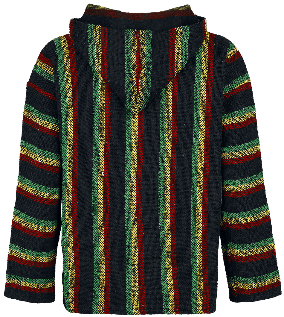 Sweat-shirt à capuche  de Peyote - Sweat Mexican - XL - pour Homme - rasta - Peyote - View 2