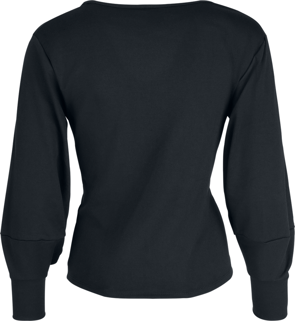 Sweat-shirt  de Outer Vision - Haut Wendy - S à XXL - pour Femme - noir - Outer Vision - View 2