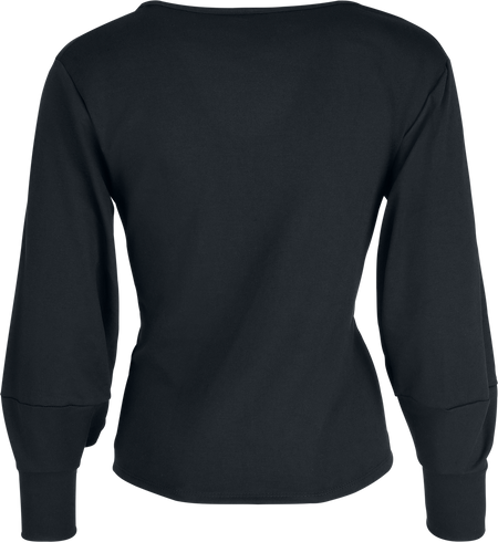 Sweat-shirt  de Outer Vision - Haut Wendy - S à XL - pour Femme - noir - Outer Vision - View 2