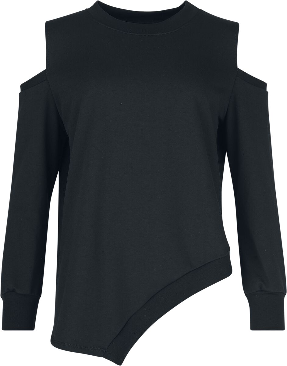 Sweat-shirt  de Outer Vision - Haut Motta - S à XL - pour Femme - noir - Outer Vision