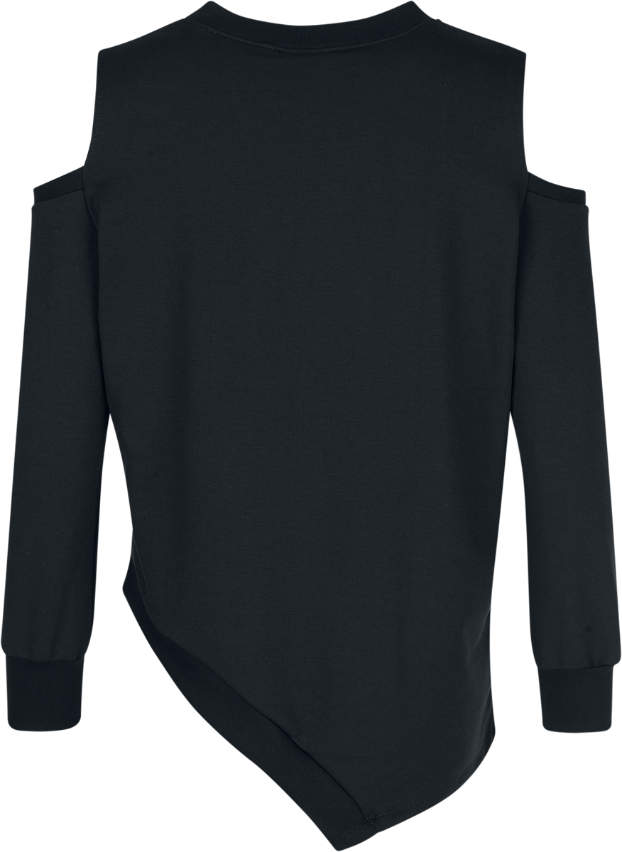 Sweat-shirt  de Outer Vision - Haut Motta - S à XL - pour Femme - noir - Outer Vision - View 2