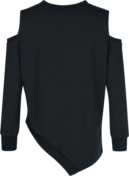 Sweat-shirt  de Outer Vision - Haut Motta - S à XL - pour Femme - noir - Outer Vision - View 2