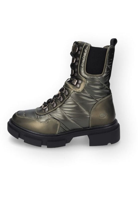 Bottes lacées  de Dockers by Gerli - Bottines Lacées - EU37 à EU40 - pour Femme - vert/noir - Dockers by Gerli