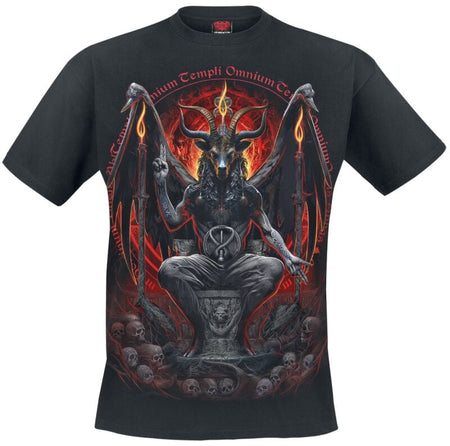 T-Shirt Manches courtes  de Spiral - Baphomet - S à 4XL - pour Homme - noir - Spiral