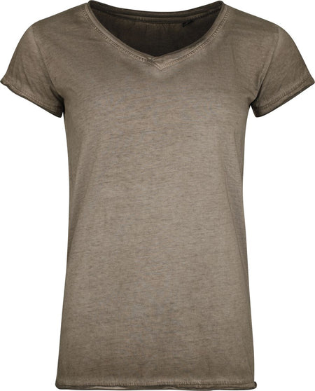 T-Shirt Manches courtes  de Outer Vision - Sasha - T-Shirt - S à XL - pour Femme - marron - Outer Vision