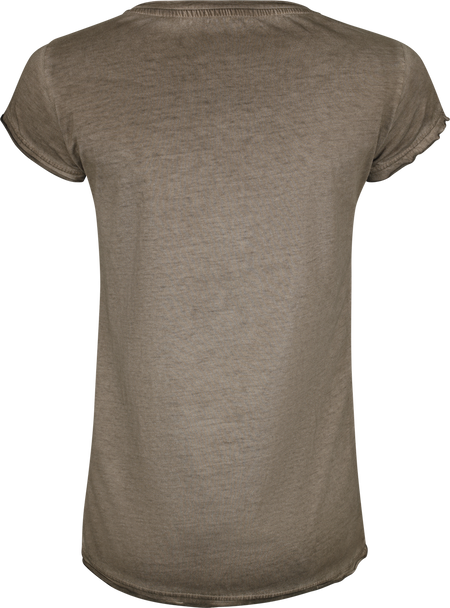 T-Shirt Manches courtes  de Outer Vision - Sasha - T-Shirt - S à XL - pour Femme - marron - Outer Vision - View 2