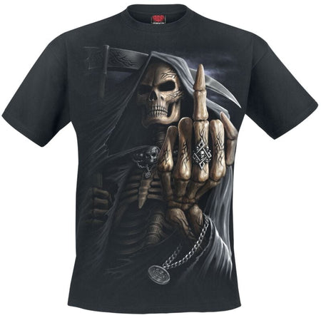 T-Shirt Manches courtes  de Spiral - Bone Finger - S à 4XL - pour Homme - noir - Spiral