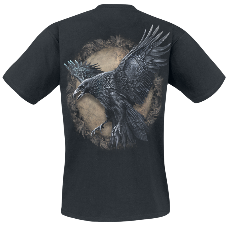 T-Shirt Manches courtes  de Spiral - Raven Wise - S à 4XL - pour Homme - noir - Spiral - View 2