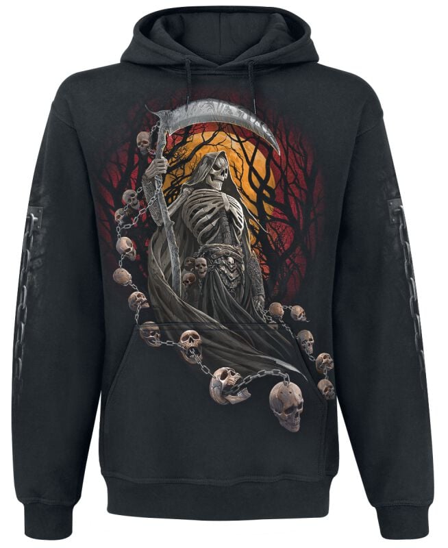 Sweat-shirt à capuche  de Spiral - Harbingers - S à L - pour Homme - noir - Spiral