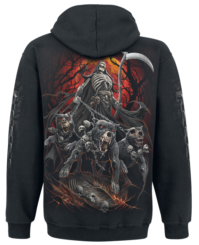 Sweat-shirt à capuche  de Spiral - Harbingers - S à L - pour Homme - noir - Spiral - View 2