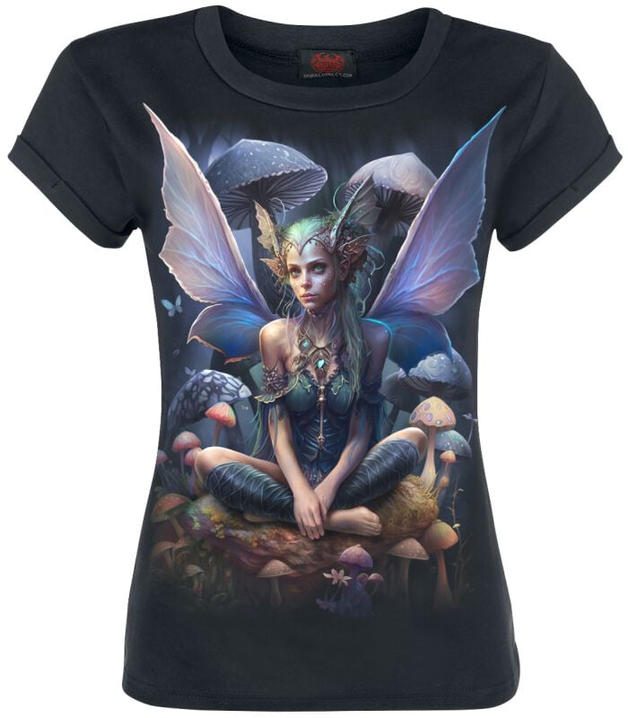 T-Shirt Manches courtes Gothic de Spiral - Magical - S à XXL - pour Femme - noir - Spiral