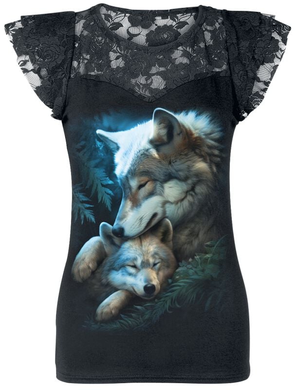 T-Shirt Manches courtes Gothic de Spiral - Mother's Love - S à 4XL - pour Femme - noir - Spiral
