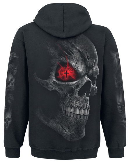 Sweat-shirt à capuche  de Spiral - Death Stare - S à XXL - pour Homme - noir - Spiral - View 2