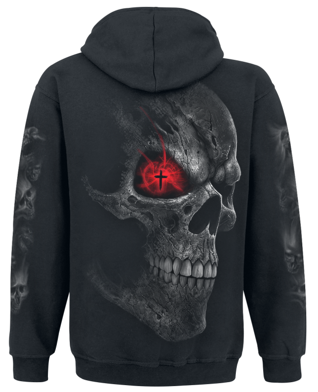 Sweat-shirt à capuche  de Spiral - Death Stare - S à XXL - pour Homme - noir - Spiral - View 2