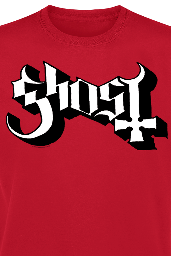 T-Shirt Manches courtes  de Ghost - 2V Logo - S à XXL - pour Homme - rouge - Ghost - View 2