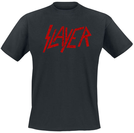 T-Shirt Manches courtes  de Slayer - Classic Logo Distressed - S à 3XL - pour Homme - noir - Slayer