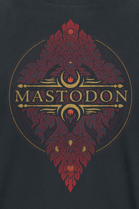 T-Shirt Manches courtes  de Mastodon - Ornamental Logo - S à 3XL - pour Homme - noir - Mastodon - View 2