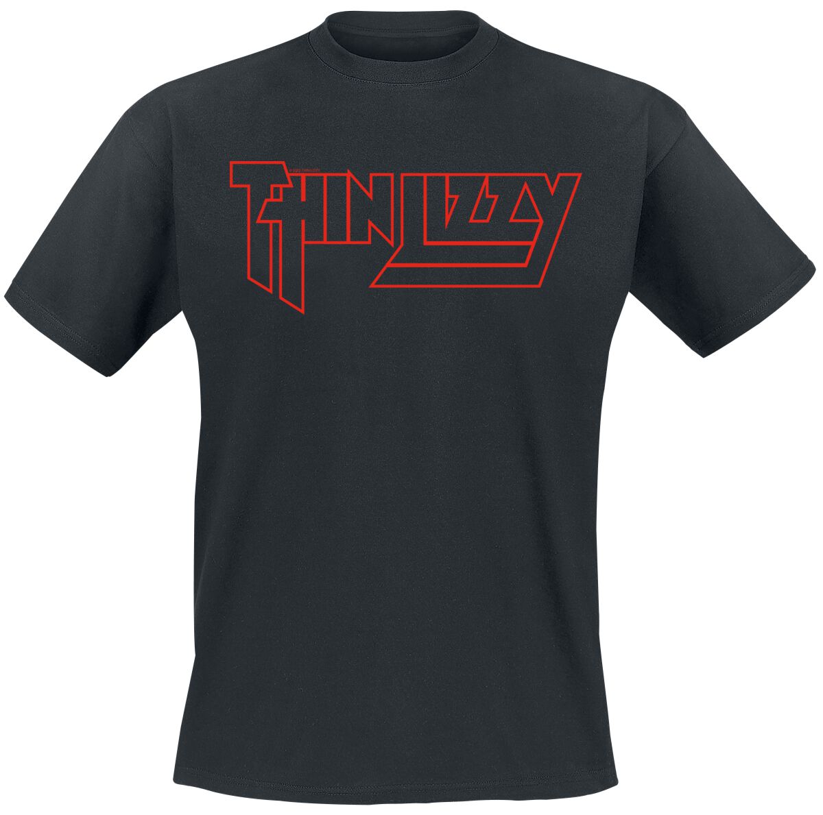 T-Shirt Manches courtes  de Thin Lizzy - Life Logo - S à XXL - pour Homme - noir - Thin Lizzy