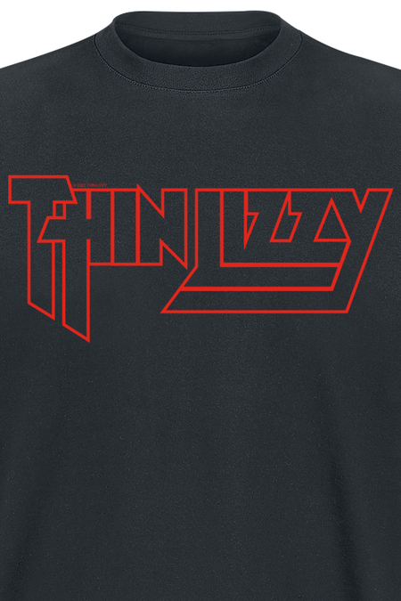 T-Shirt Manches courtes  de Thin Lizzy - Life Logo - S à M - pour Homme - noir - Thin Lizzy - View 2