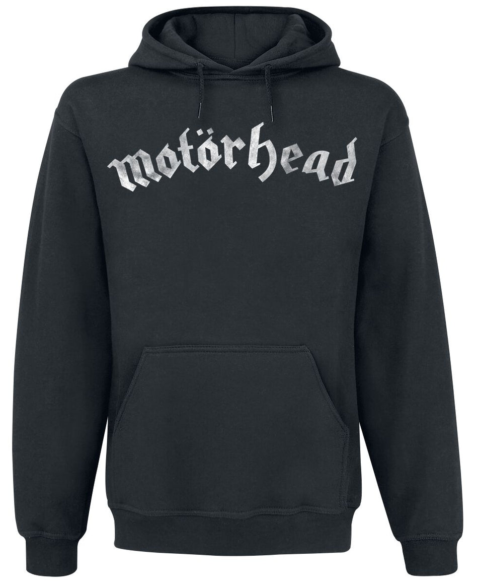 Sweat-shirt à capuche  de Motörhead - Distressed Logo - S à M - pour Homme - noir - Motörhead