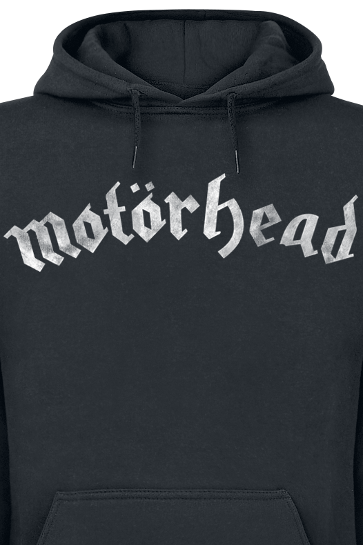Sweat-shirt à capuche  de Motörhead - Distressed Logo - S à M - pour Homme - noir - Motörhead - View 2