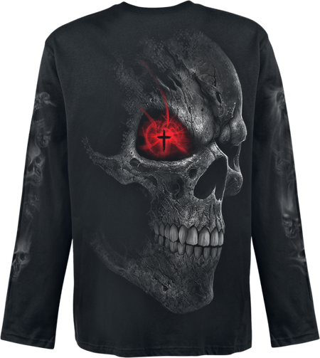 T-shirt manches longues  de Spiral - Death Stare - M à XXL - pour Homme - noir - Spiral - View 2