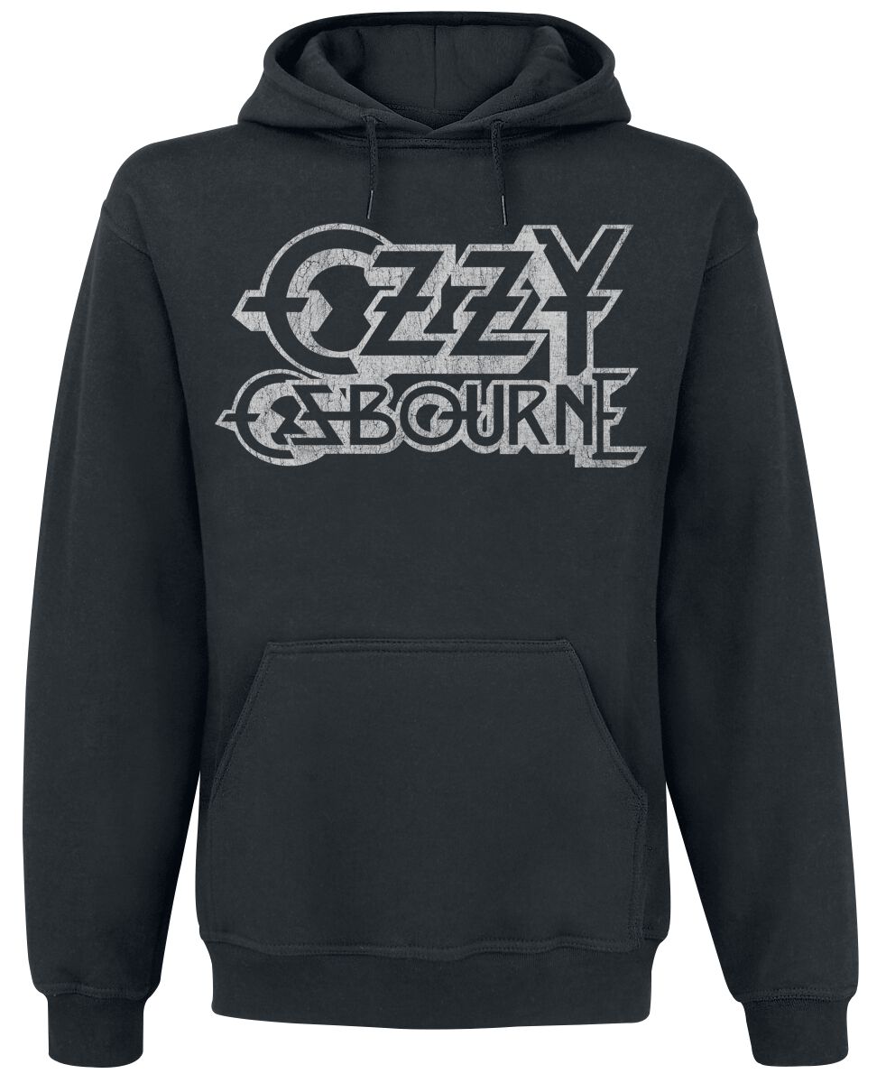 Sweat-shirt à capuche  de Ozzy Osbourne - Vintage Logo - S à XXL - pour Homme - noir - Ozzy Osbourne