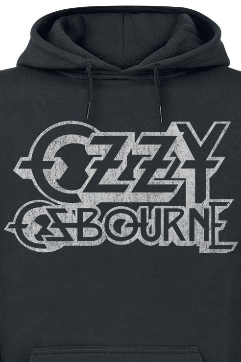 Sweat-shirt à capuche  de Ozzy Osbourne - Vintage Logo - S à XXL - pour Homme - noir - Ozzy Osbourne - View 2