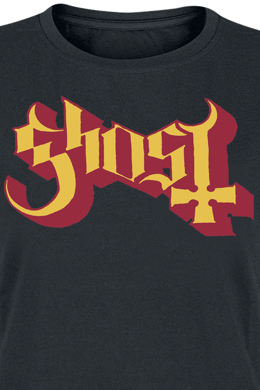 T-Shirt Manches courtes  de Ghost - Logo Gold And Red - S à XXL - pour Femme - noir - Ghost - View 2